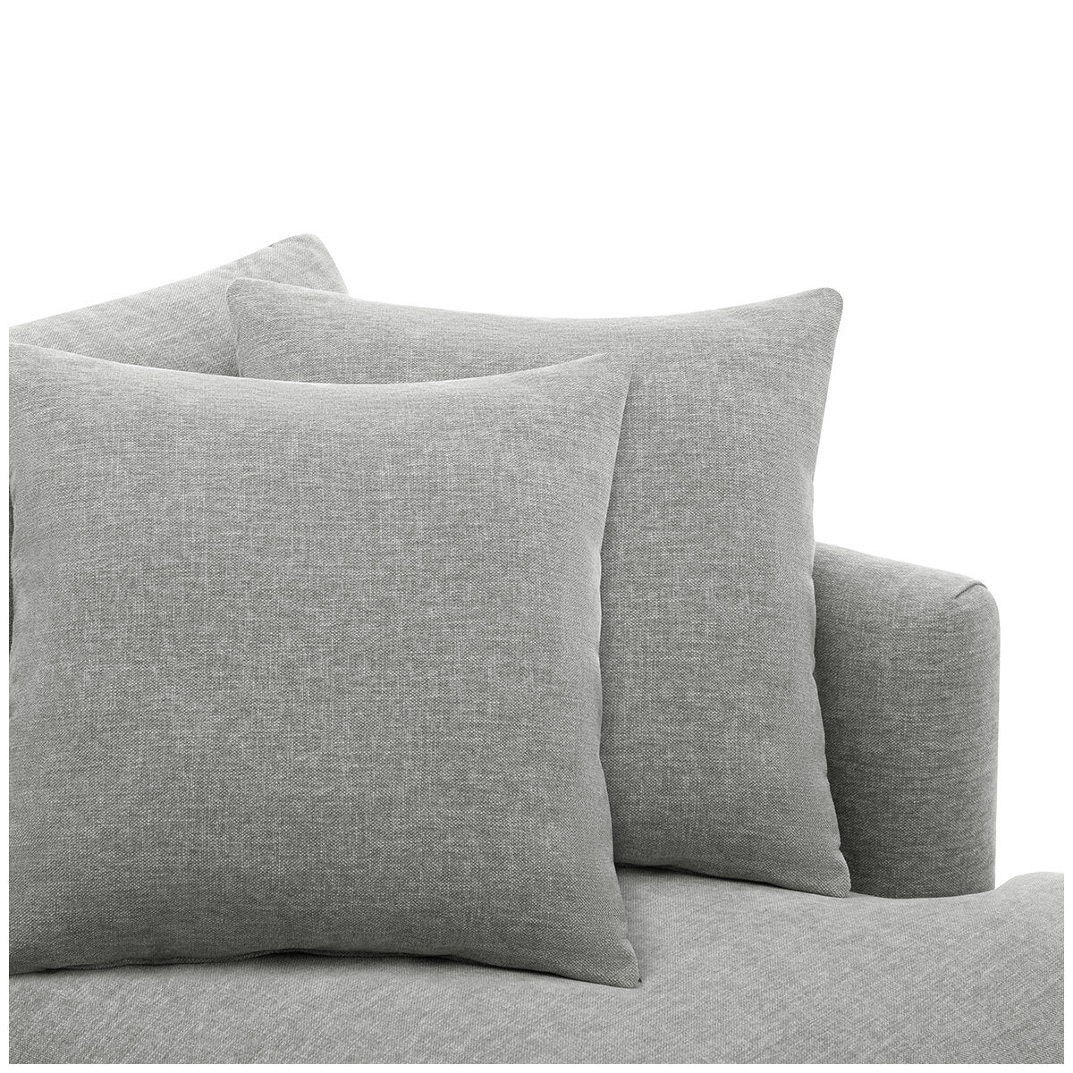 VDL Designs Crown Fabric Sofa Light Grey - SuperSaverAU - view 7