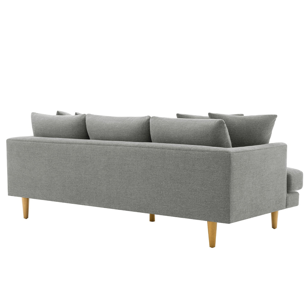 VDL Designs Crown Fabric Sofa Light Grey - SuperSaverAU - view 5