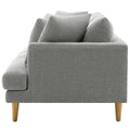VDL Designs Crown Fabric Sofa Light Grey - SuperSaverAU - view 4