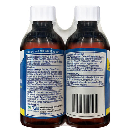 Vicks VapoSteam Double Strength Inhalant 2 x 200ml