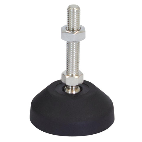 Richmond Ball Jointed Levelling Foot - 60mm x M10 - Zinc Plated - 500kg Load - SuperSaverAU - view 1
