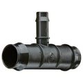Pope 25 x 13mm Barbed Reducing Tee - Black Poly Drip Irrigation