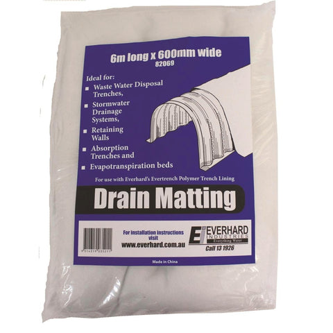Everhard Drain Matting 600mm x 6m PP Non-Woven Geotextile Filter - SuperSaverAU - view 1