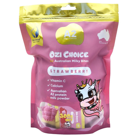 Ozi Choice A2 Australian Milky Bites 300g Strawberry - SuperSaverAU - view 1