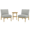Thomasville Fabric Chair And Accent 3 Piece Table Set - SuperSaverAU - view 2