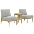 Thomasville Fabric Chair And Accent 3 Piece Table Set - SuperSaverAU - view 3