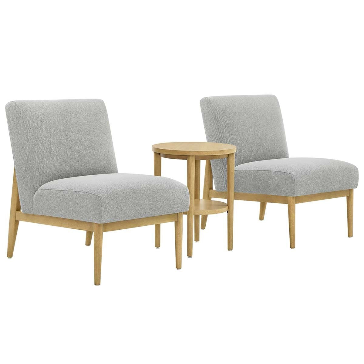 Thomasville Fabric Chair And Accent 3 Piece Table Set - SuperSaverAU - view 3