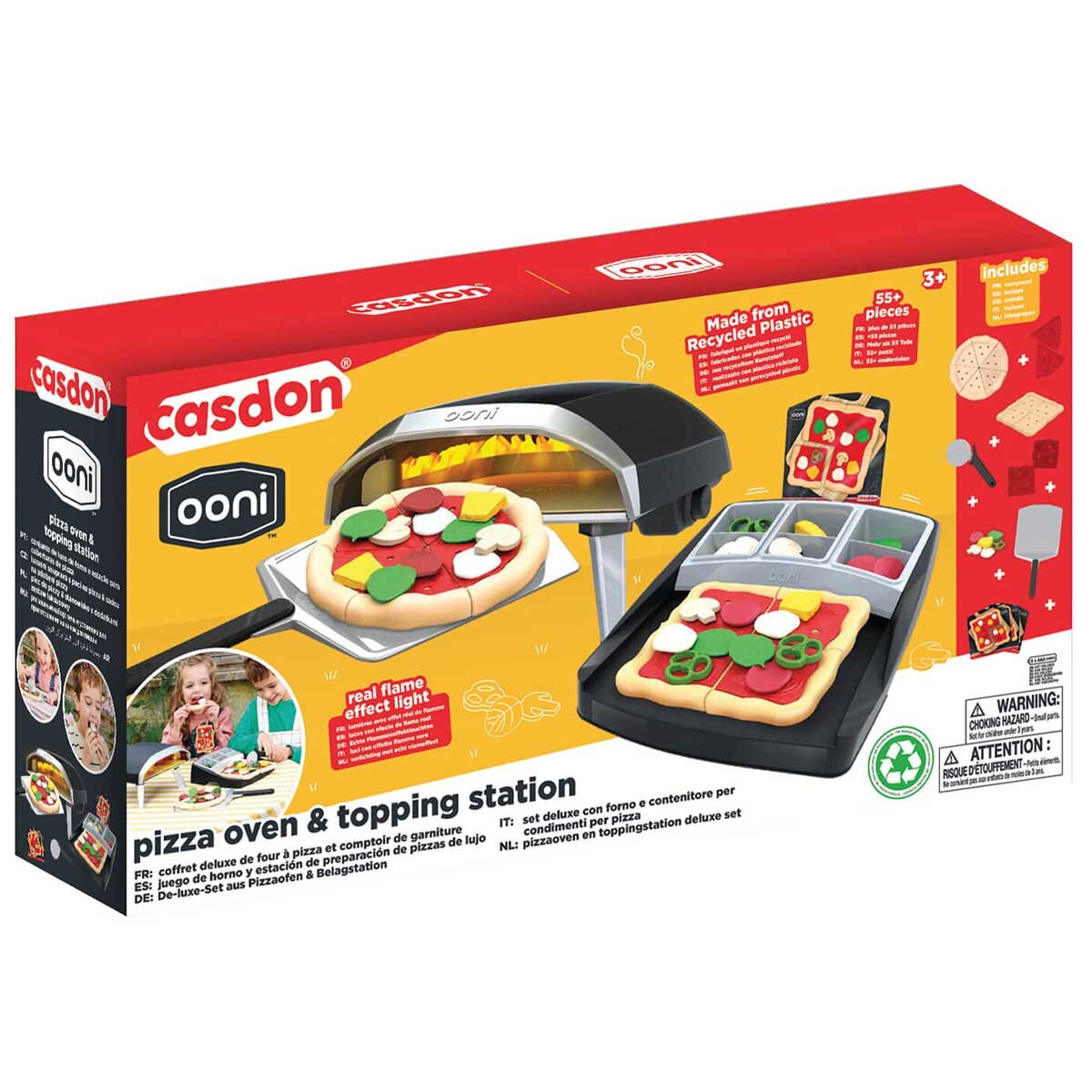 Casdon Ooni Toy Pizza Oven And Topping Station