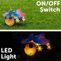 Click Solar Metal Animal Light Bee - 1.2V Rechargeable - Yellow/Pink - Outdoor Decor - SuperSaverAU - view 3