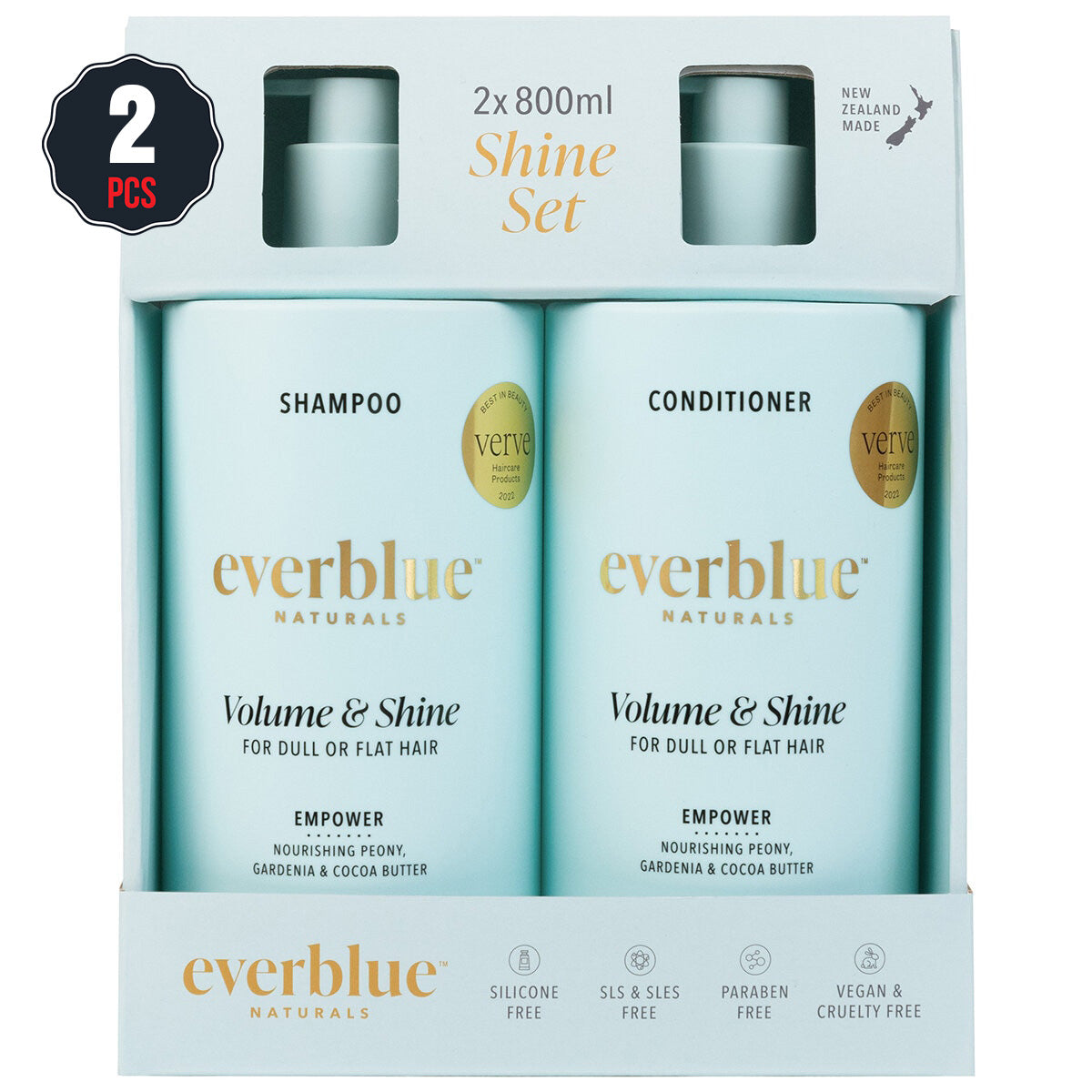 Everblue Empower Shampoo & Conditioner Duo 2 x 800ml