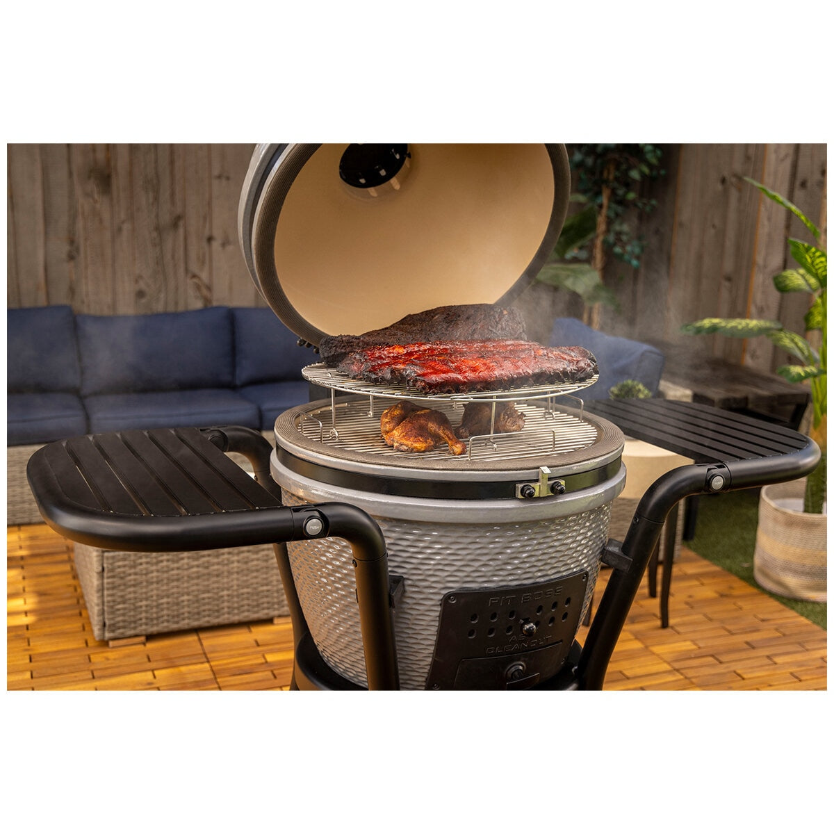 Pit Boss Kamado Grill Grey PBK24K2 - SuperSaverAU - view 6
