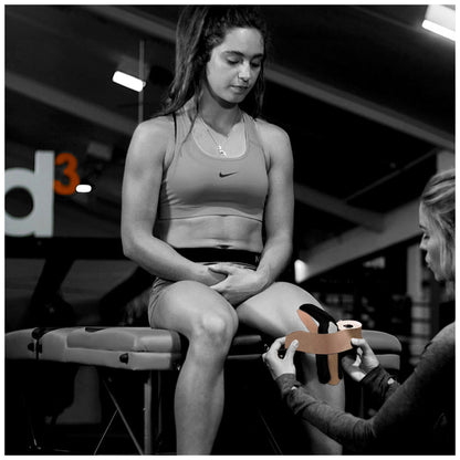 d3 K6.0 Kinesiology Tape 50mm x 6M x 3 Tapes Beige