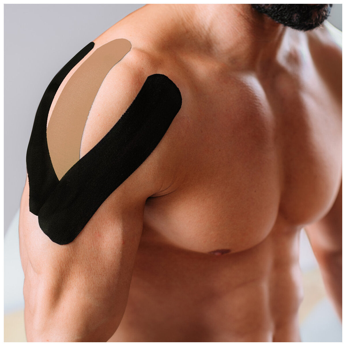 d3 K6.0 Kinesiology Tape 50mm x 6M x 3 Tapes Beige