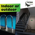 Croc Grip Anti-Slip Tape - 5m x 50mm - Glow in the Dark - P5 Rated - SuperSaverAU - view 4