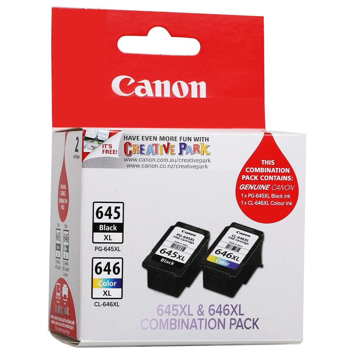 Canon Combination Ink Pack PG645XL And CL646XL