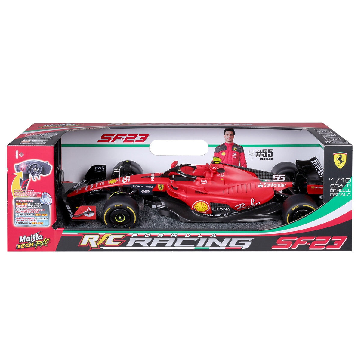 Maisto 1:10 Formula 1 Racing RC Ferrari Carlos Sainz