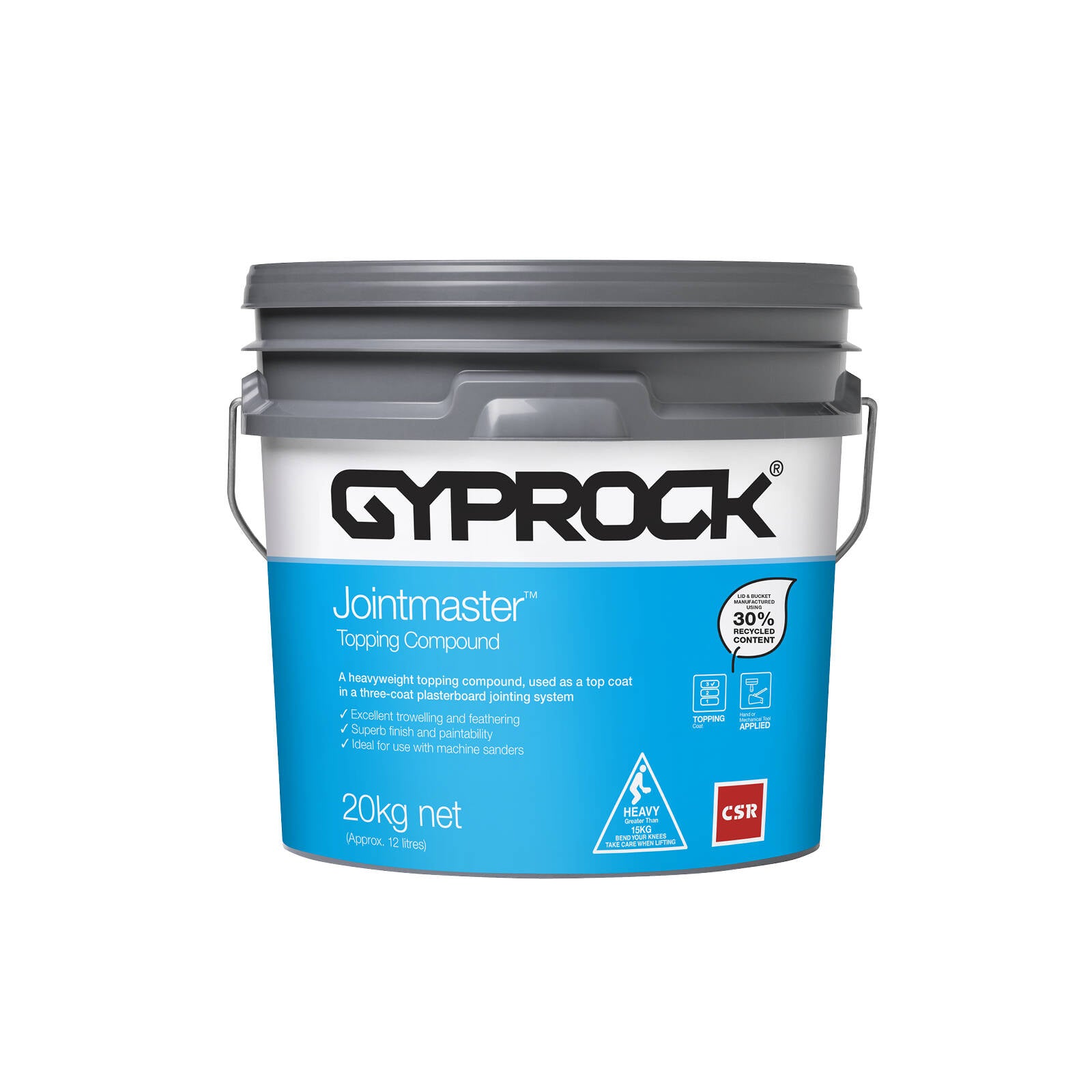 Gyprock CSR 20kg Jointmaster Topping Compound, Premix Sandable