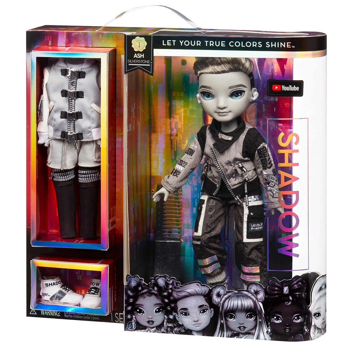 Rainbow High Shadow High Dolls Ash Silverstone