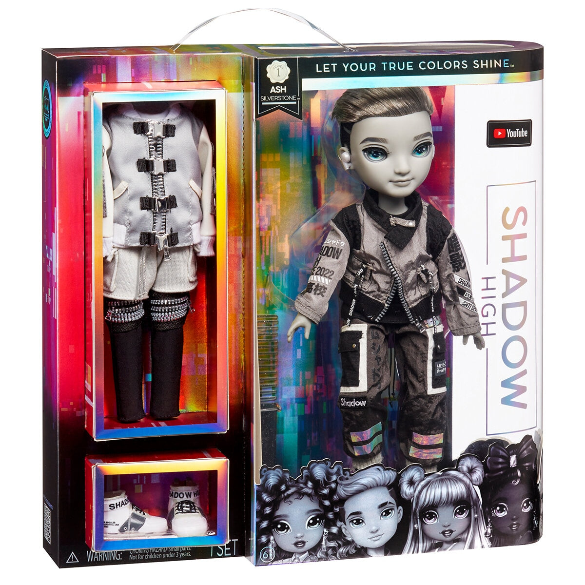 Rainbow High Shadow High Dolls Ash Silverstone - SuperSaverAU - view 8