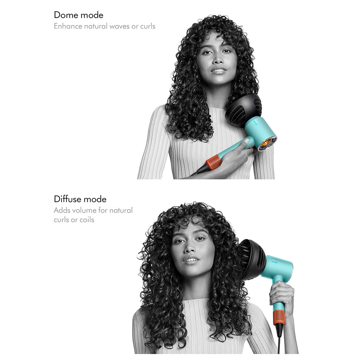 Dyson Supersonic Nural Hair Dryer Ceramic Patina/Topaz 515190-01 - SuperSaverAU - view 2