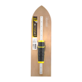 Kango 355mm Pointed Concrete Trowel - Gold Stainless Steel - Precision Finish - SuperSaverAU - view 3