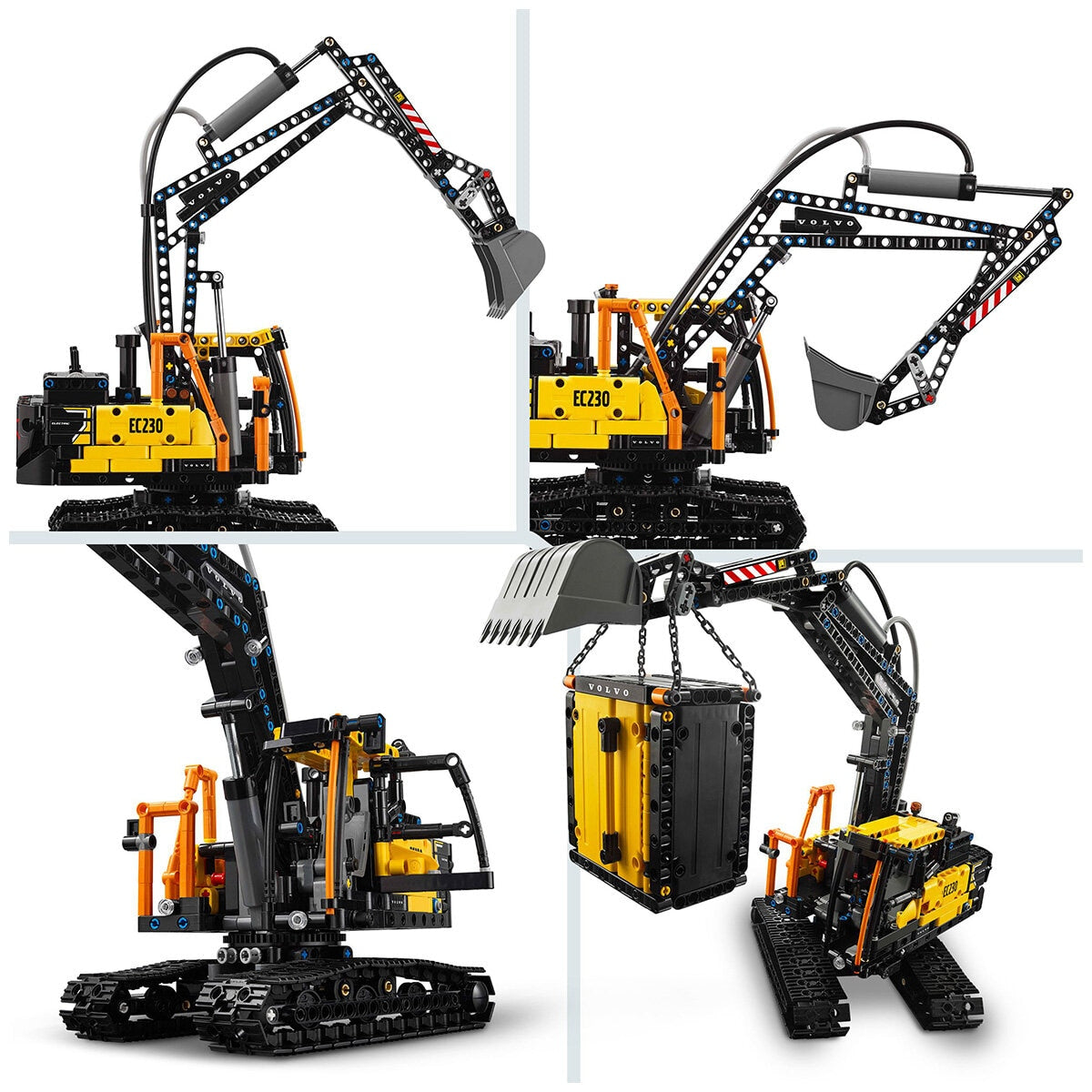 LEGO Technic Volvo FMX Truck And EC230 Electric Excavator 42175 - SuperSaverAU - view 4