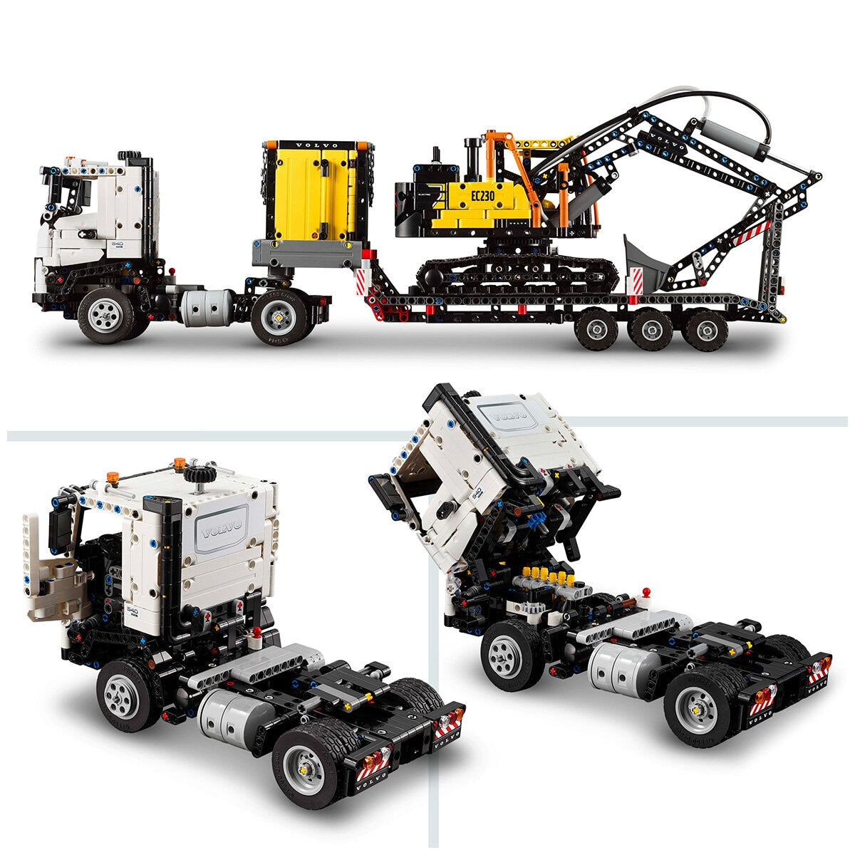 LEGO Technic Volvo FMX Truck And EC230 Electric Excavator 42175 - SuperSaverAU - view 3