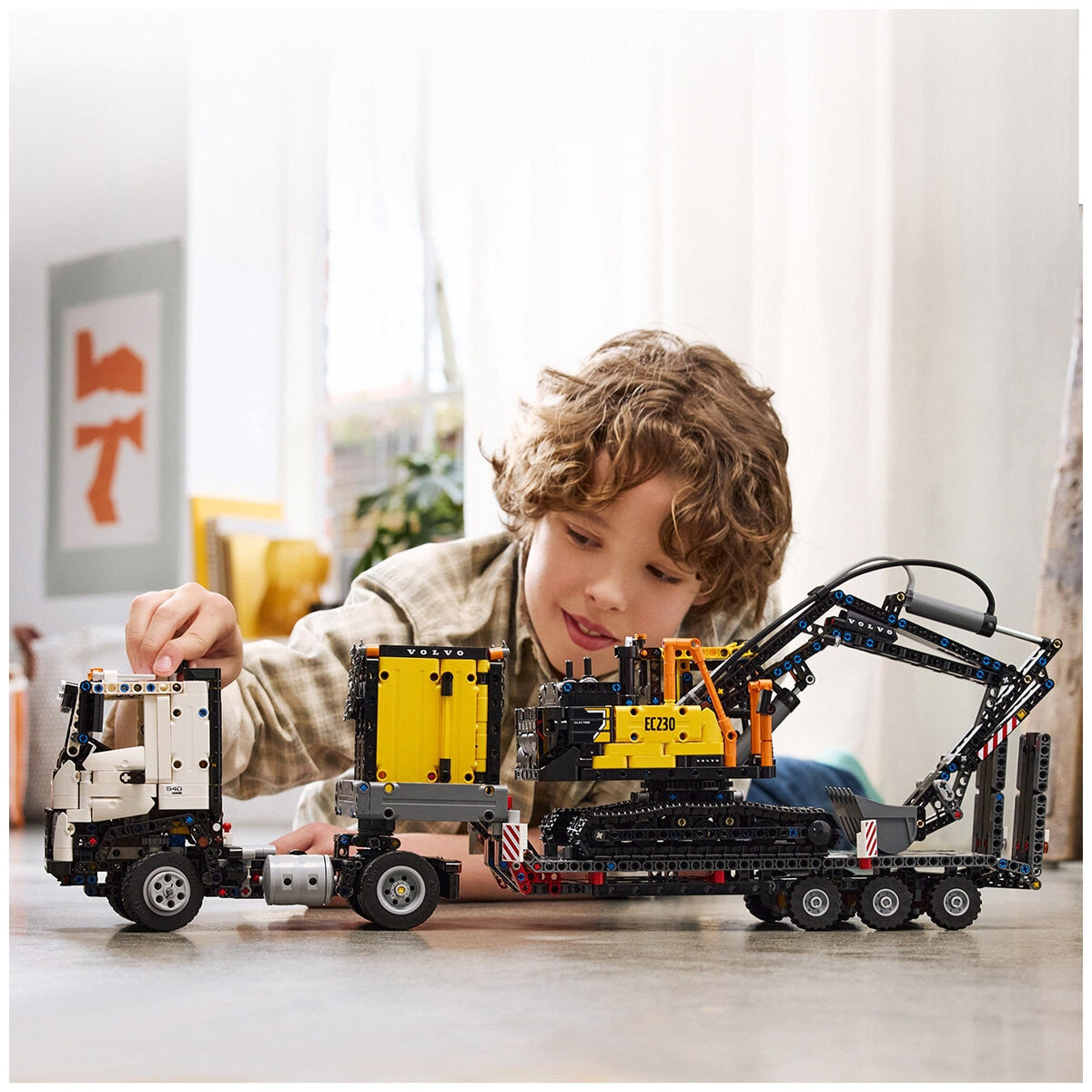 LEGO Technic Volvo FMX Truck And EC230 Electric Excavator 42175