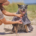 Happy Tails Hooded Pet Towel - Super Absorbent - 710mm x 690mm - Machine Washable - SuperSaverAU - view 4