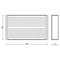 Abey Dish Drainer - Stainless Steel Silver Finish - Fits Barazza, Piazza and Lugano Sinks - 1VSOF