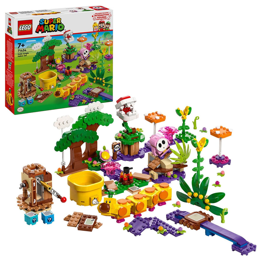 LEGO Super Mario Soda Jungle Maker Set Wiggler Toy 71434 - SuperSaverAU - view 1