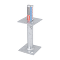 Pryda 130mm M10 Centre Pin Galvanised Steel Post Anchor