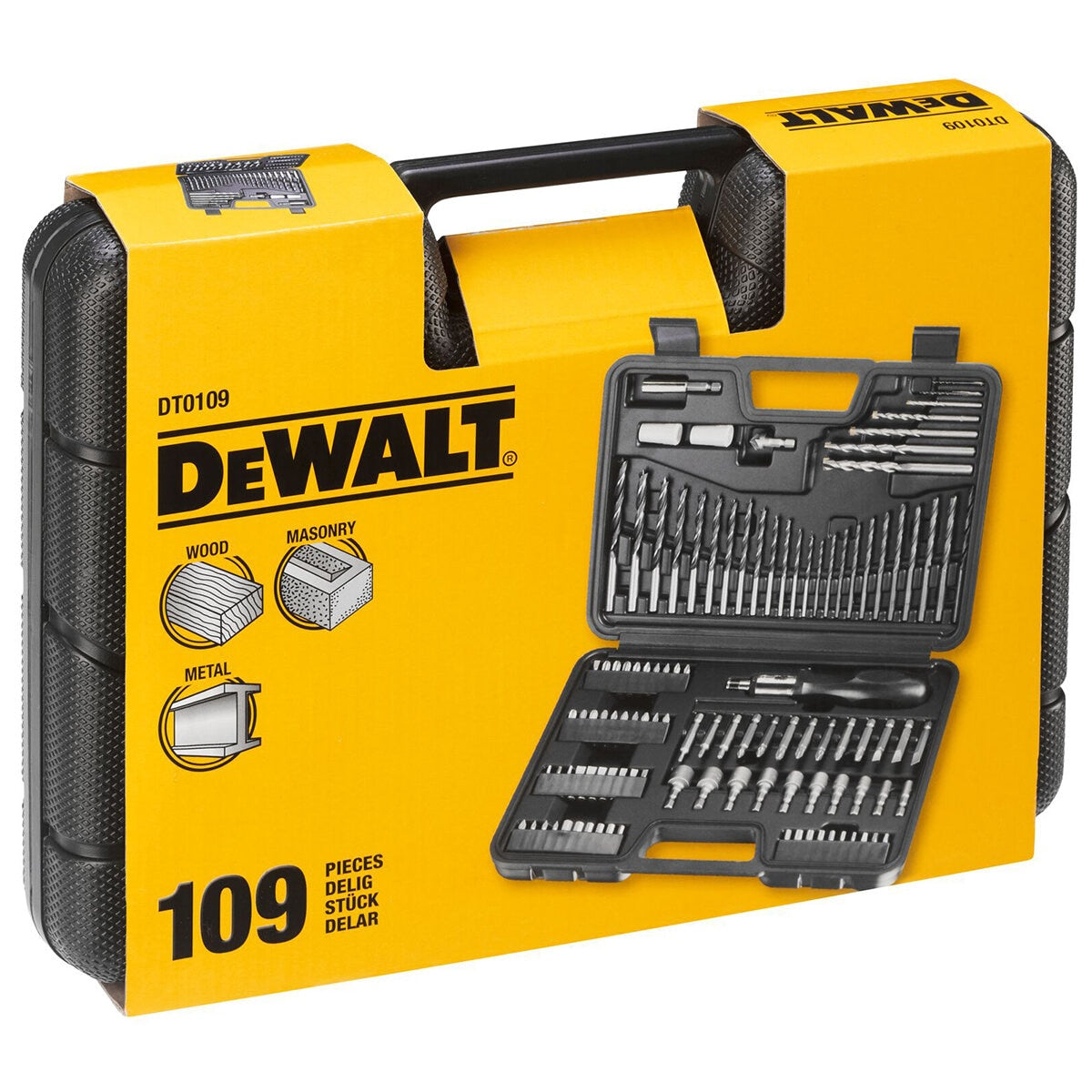 DeWALT 109 Piece Mixed Accessory Set with ToughCase+ System - SuperSaverAU - view 2