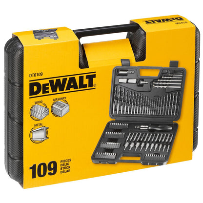DeWALT 109 Piece Mixed Accessory Set with ToughCase+ System