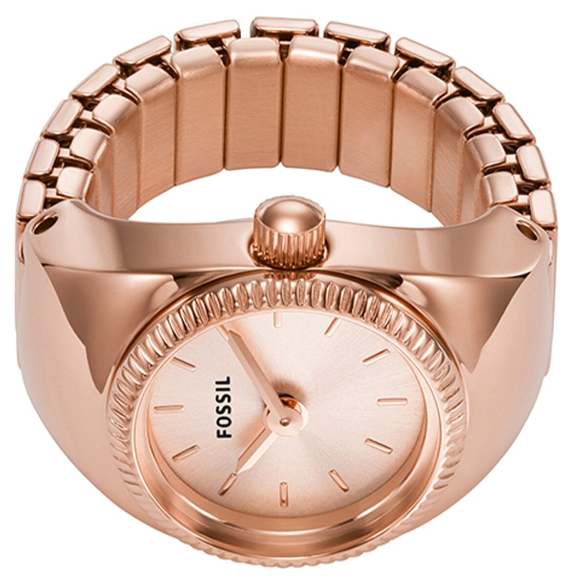 Fossil Rose Gold Tone Women's Ring Watch ES5247 - SuperSaverAU - view 1