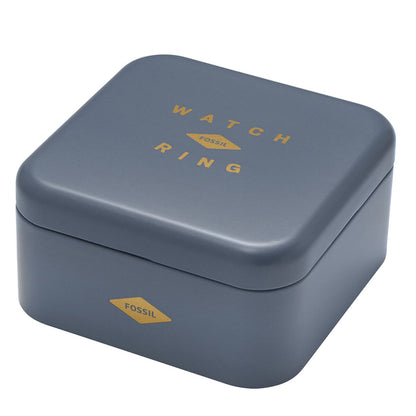 Fossil Rose Gold Tone Women's Ring Watch ES5247