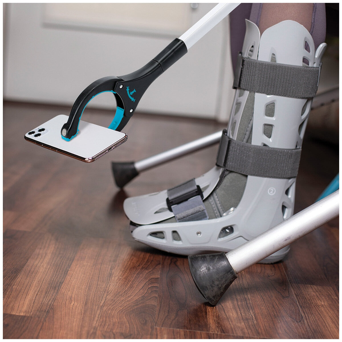 BirdRock Home Grabber Tool 2 Pack - Lightweight Ergonomic Reacher with Rubber Grip & Magnet