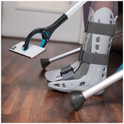 BirdRock Home Grabber Tool 2 Pack - Lightweight Ergonomic Reacher with Rubber Grip & Magnet