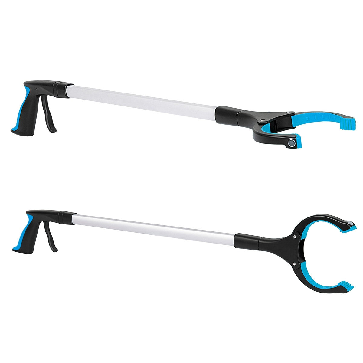BirdRock Home Grabber Tool 2 Pack - Lightweight Ergonomic Reacher with Rubber Grip & Magnet