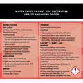 White Knight Strokes and Splashes Paint 100ml - Cherry Red Water Based, Indoor & Outdoor Craft Paint