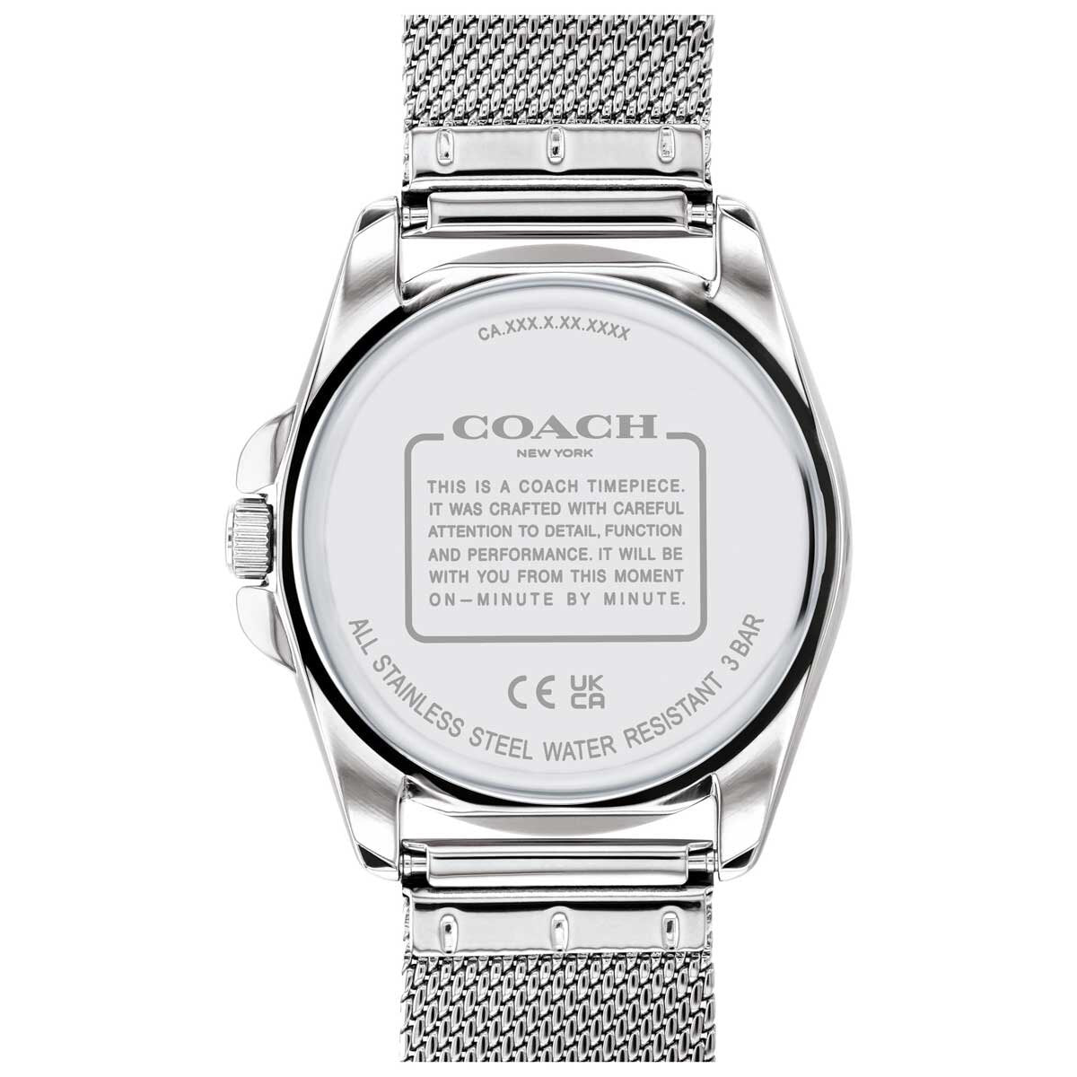 Coach Greyson Stainless Steel Silver White Dial Women's Watch 14504146 - SuperSaverAU - view 3