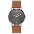 Skagen Signatur Brown Leather Men's Watch SKW6578 - SuperSaverAU - view 1