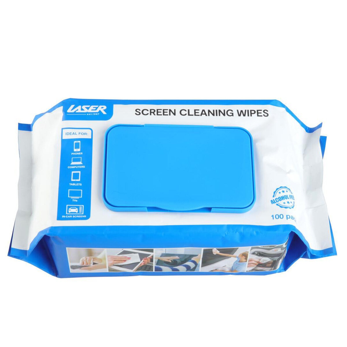 Laser Cleaning Wipes 100 Sheet x 3 Pack - SuperSaverAU - view 2