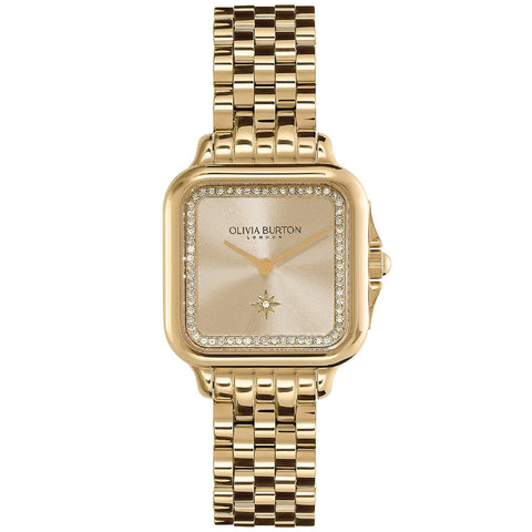 Olivia Burton Gold Steel Dial Women's Watch 24000084 - SuperSaverAU - view 1
