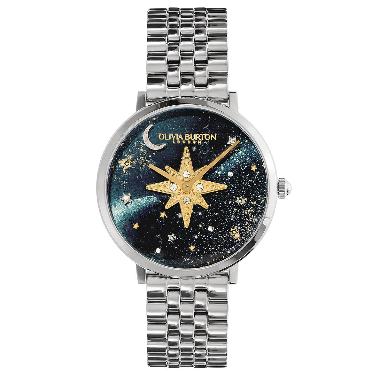 Olivia Burton Celestial Nova Stainless Steel Blue Dial Women's Watch 24000080 - SuperSaverAU - view 1