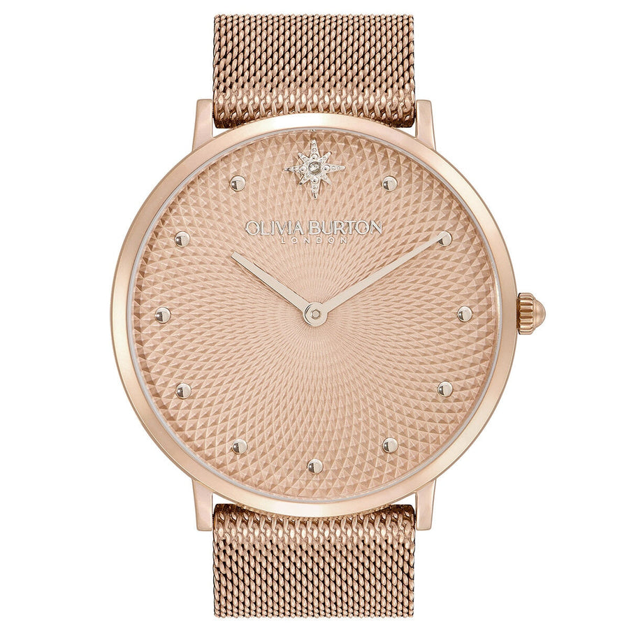 Olivia Burton Ionic Carnation Gold Dial Women's Watch 24000025 - SuperSaverAU - view 1