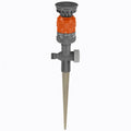 GARDENA Comfort Circular Spike Vario Sprinkler, 225m² Coverage, 17m Spray