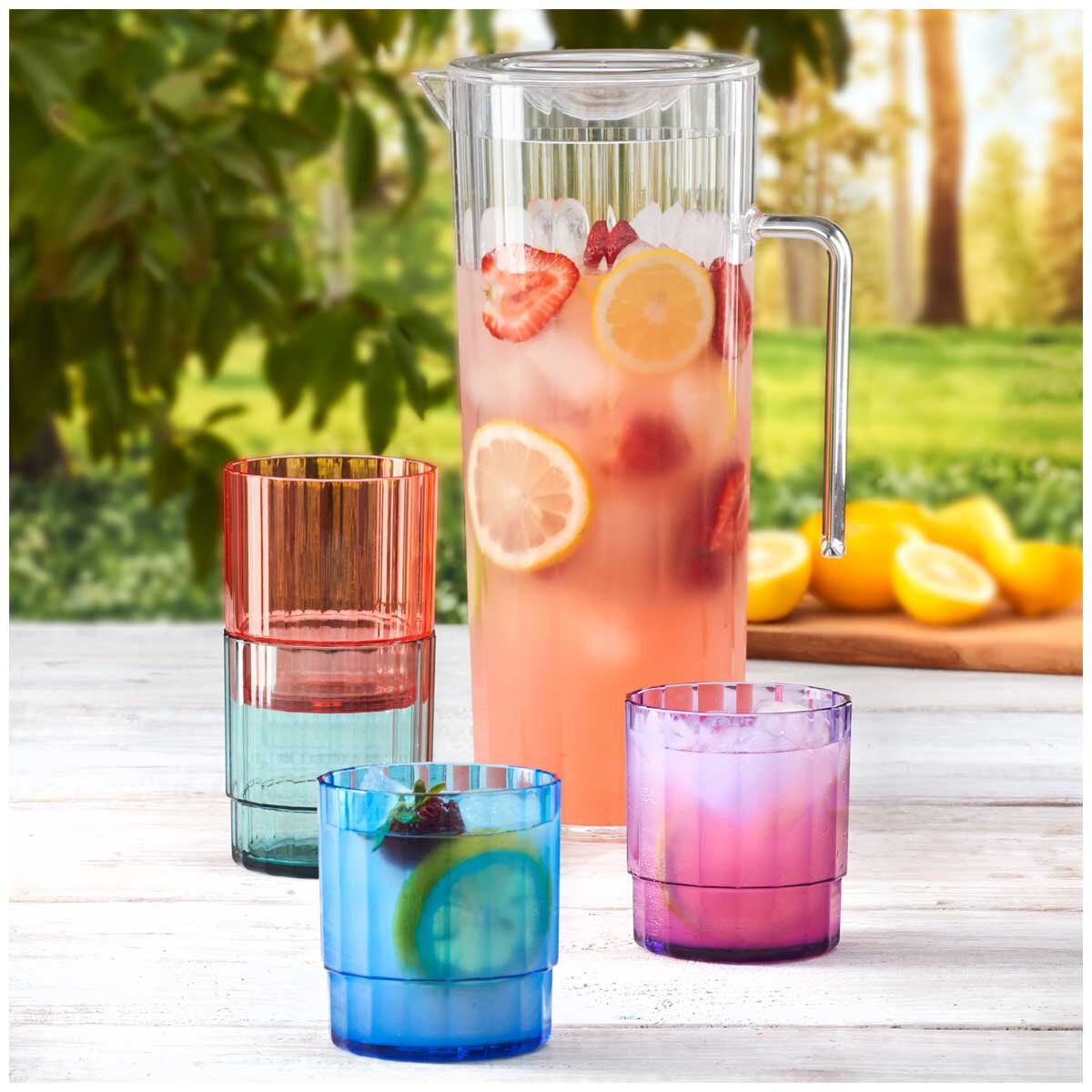 Pitcher And Glass Set 5 Piece