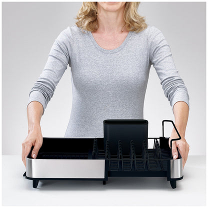 Joseph Joseph Extend Steel Dish Rack Black