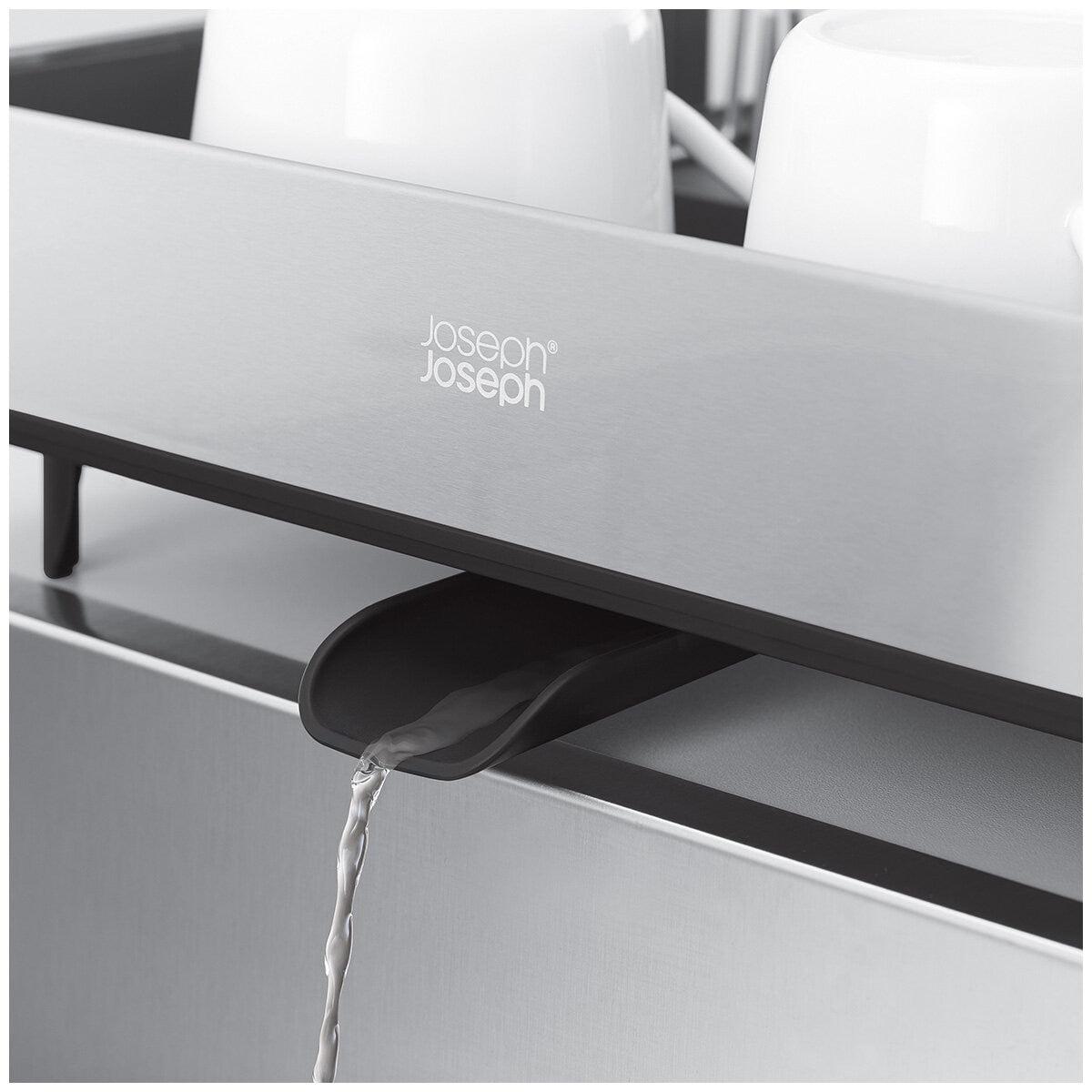 Joseph Joseph Extend Steel Dish Rack Black